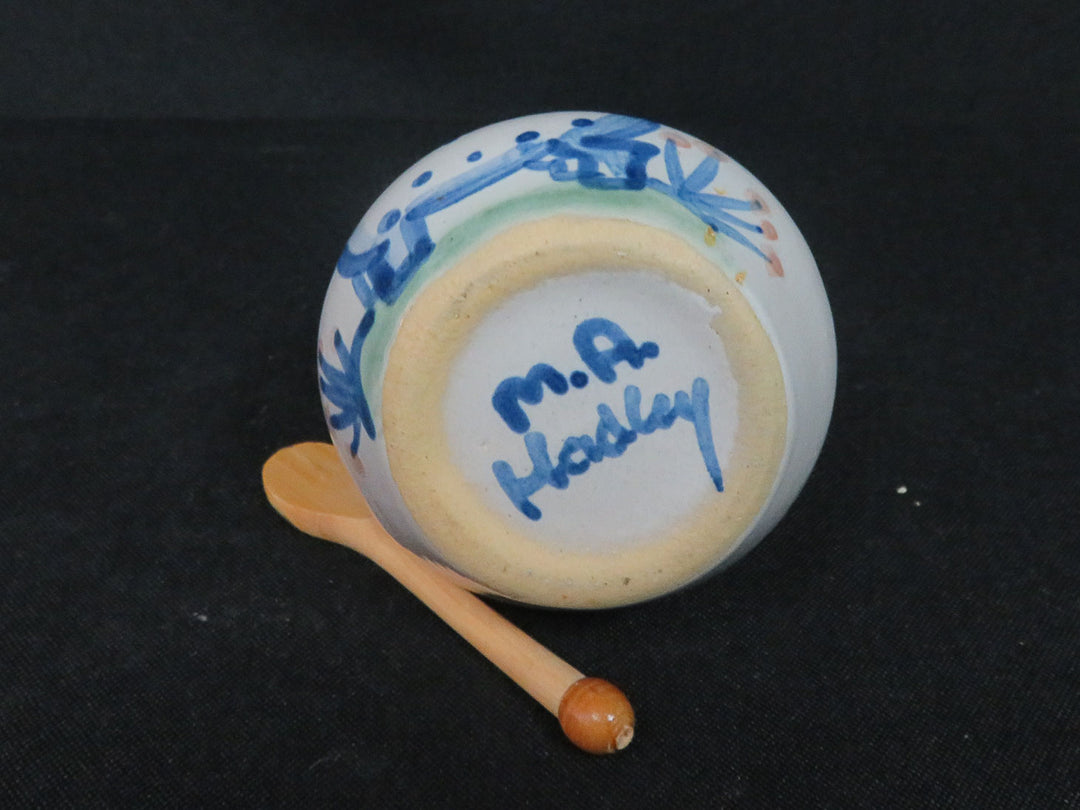 M.A. Hadley Sugar Bowl & Spoon