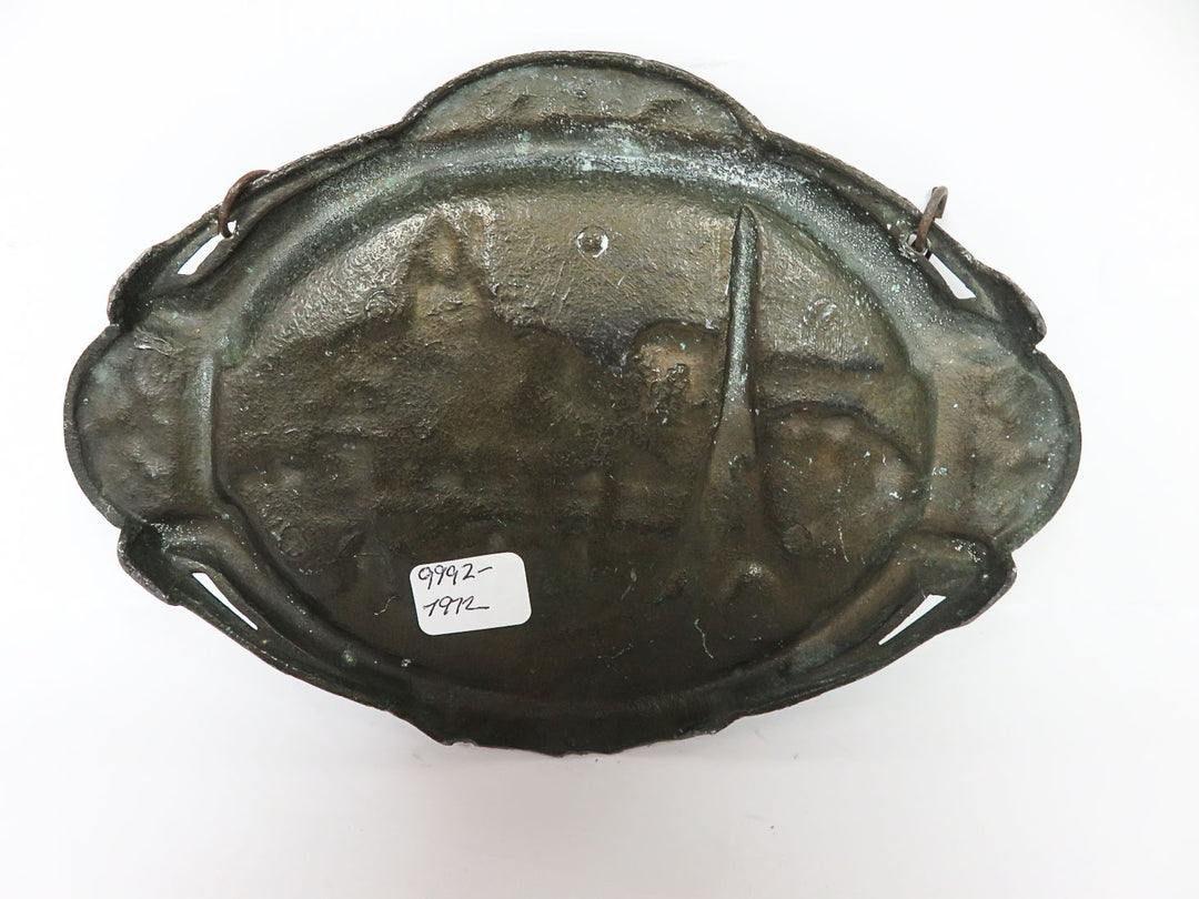 Antique Brass Paris Plaque
