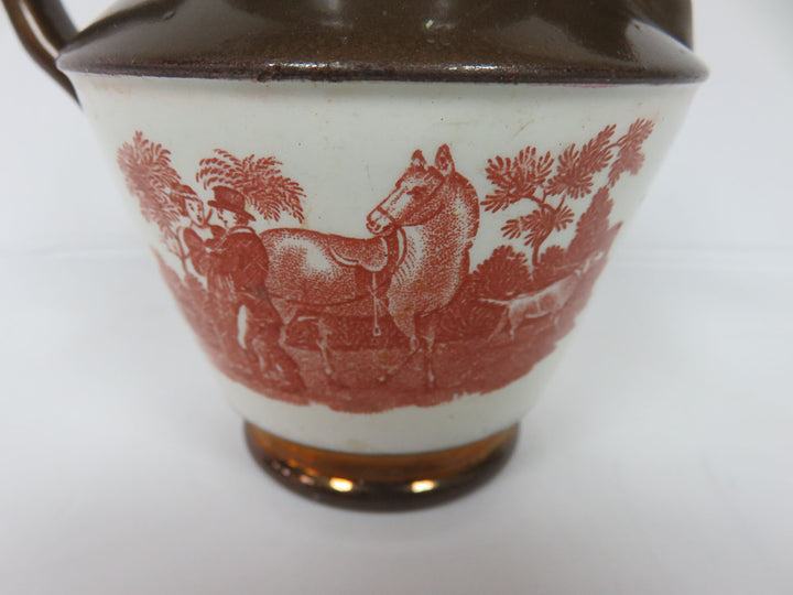 Copper Lusterware Pitcher