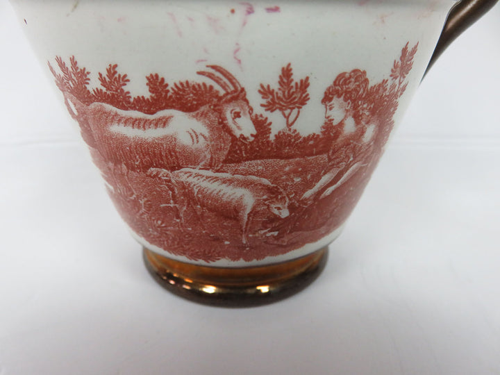 Copper Lusterware Pitcher