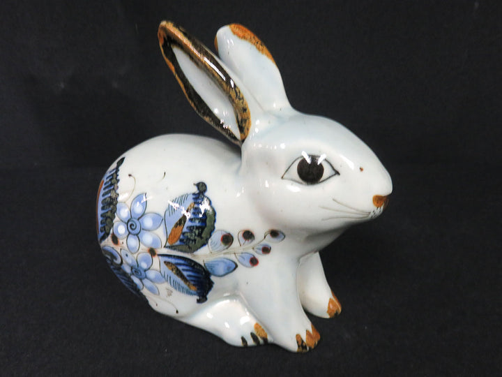 Rabbit Pottery Figurine
