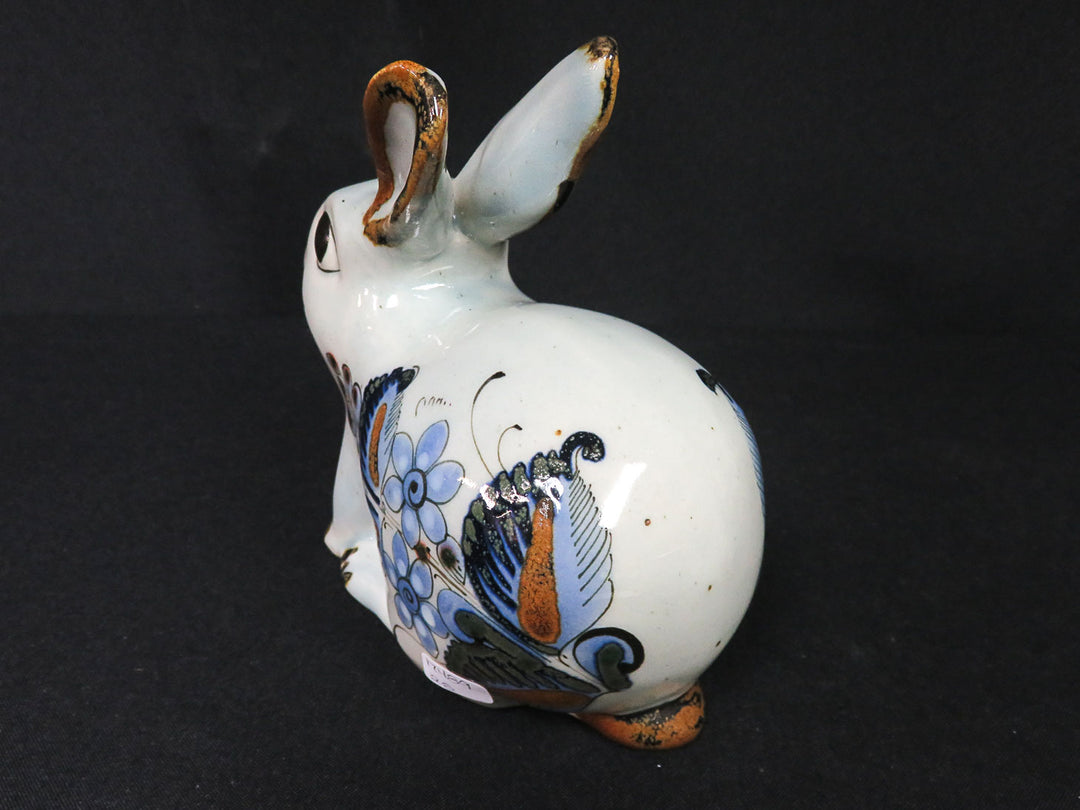 Rabbit Pottery Figurine