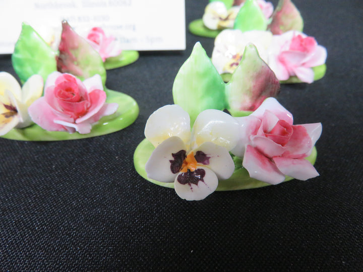 Crown Staffordshire Placecard Holders