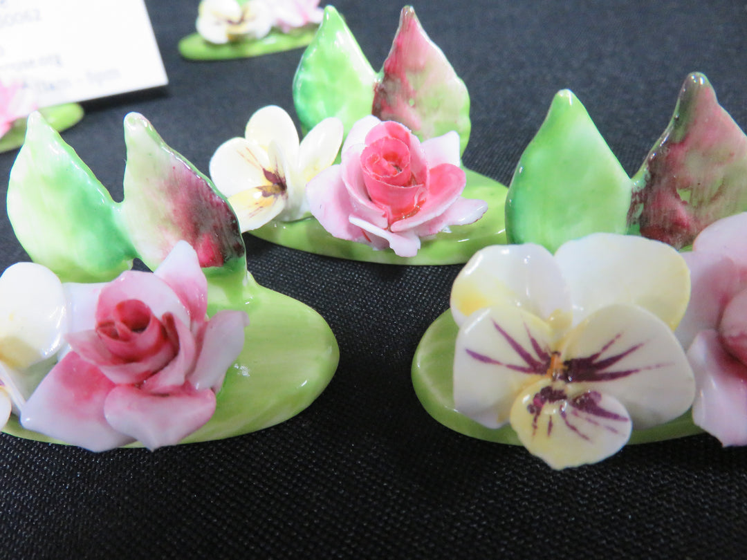 Crown Staffordshire Placecard Holders