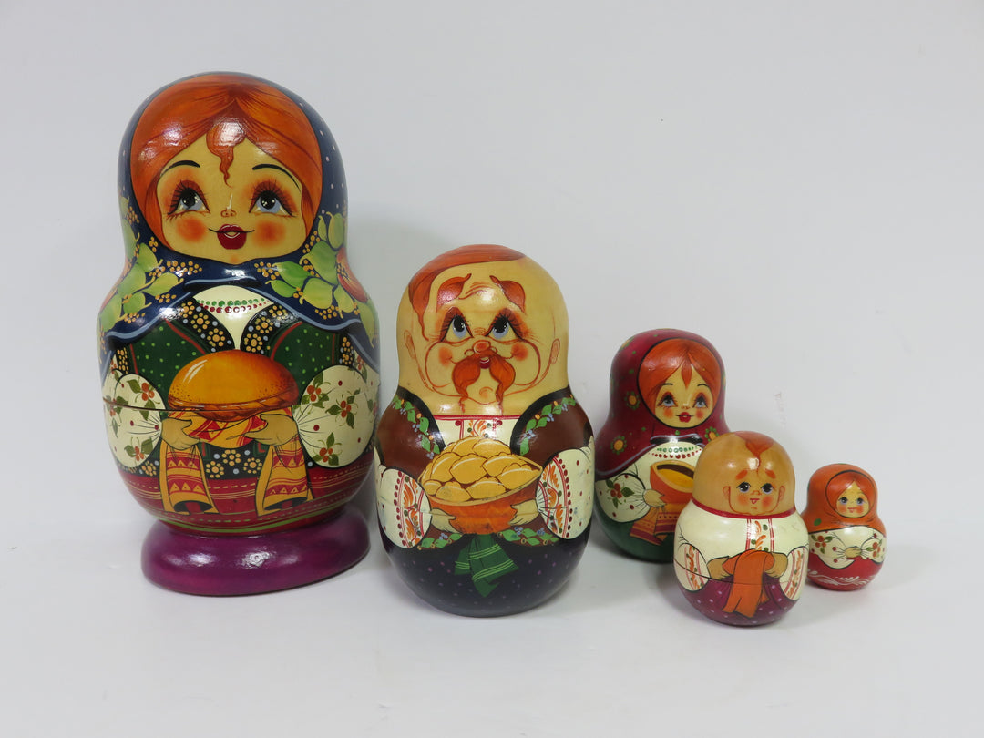 Colorful Nesting Dolls
