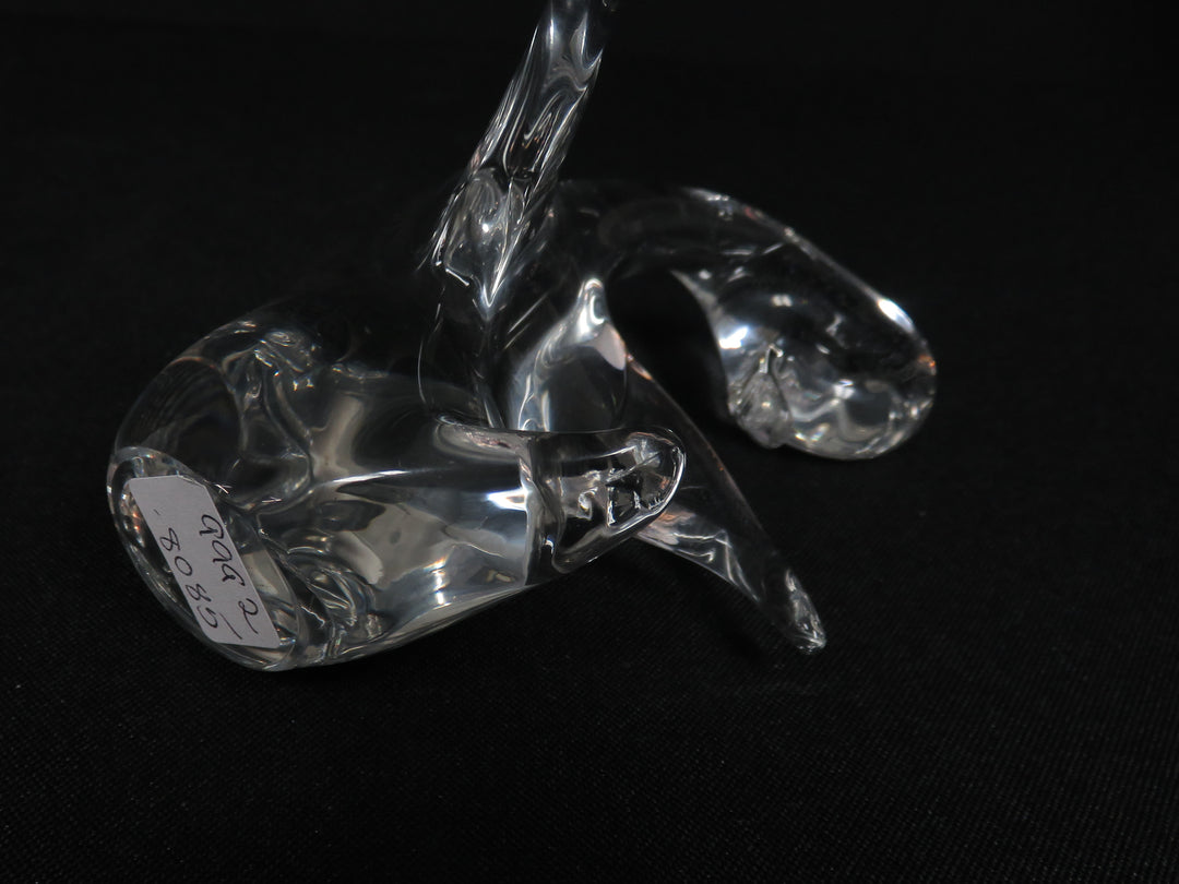Glass Duck Figurine