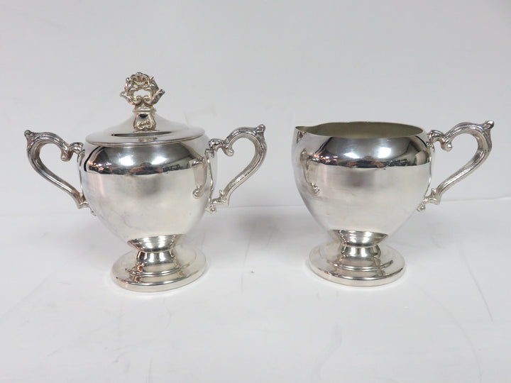 Silverplated Cream & Sugar Set