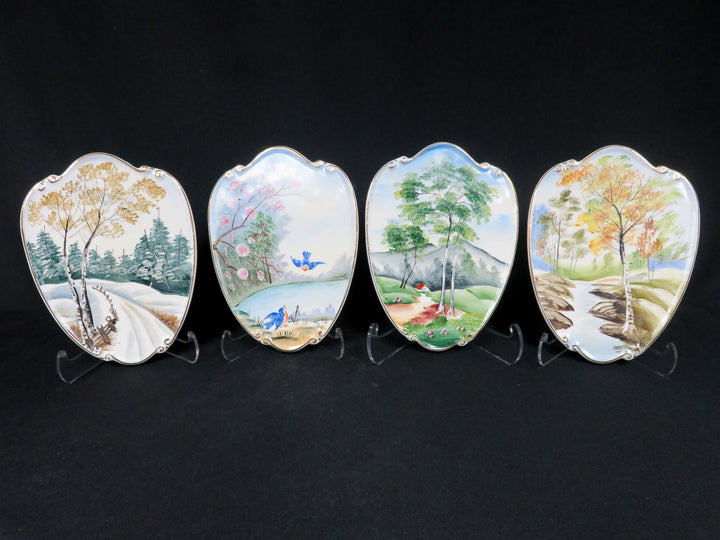 Lefton 4 Seasons Plaques
