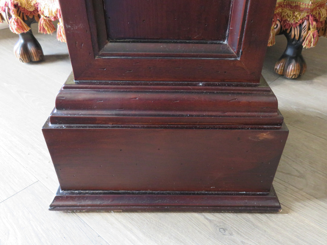 Dark Wood Display Pedestal
