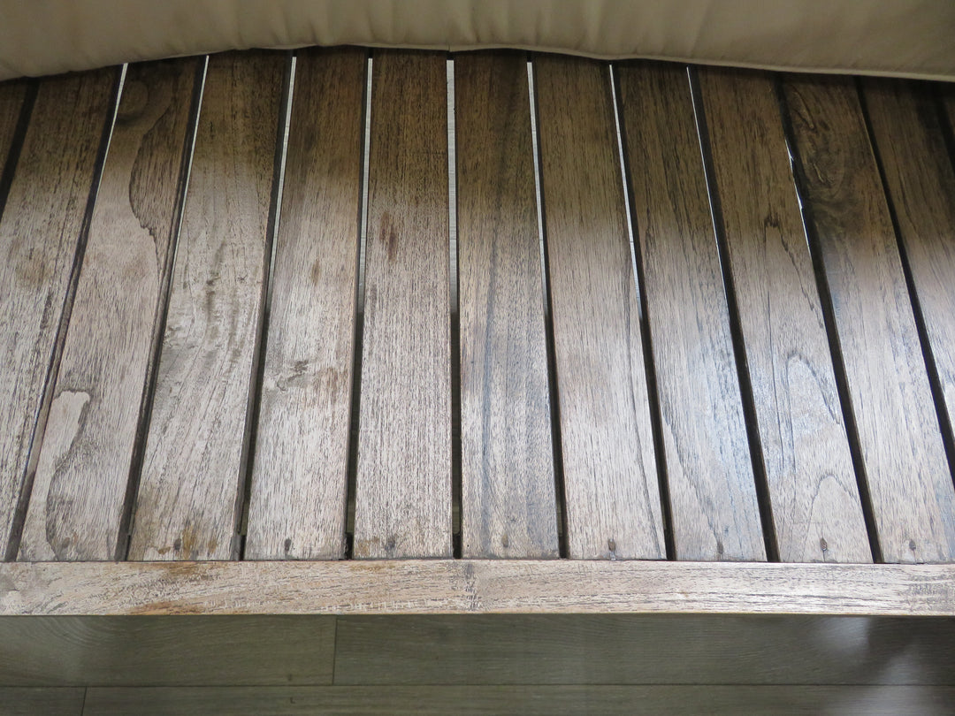 Carved Two-Seat Bench