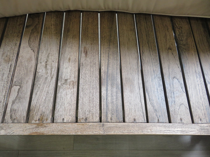 Carved Two-Seat Bench