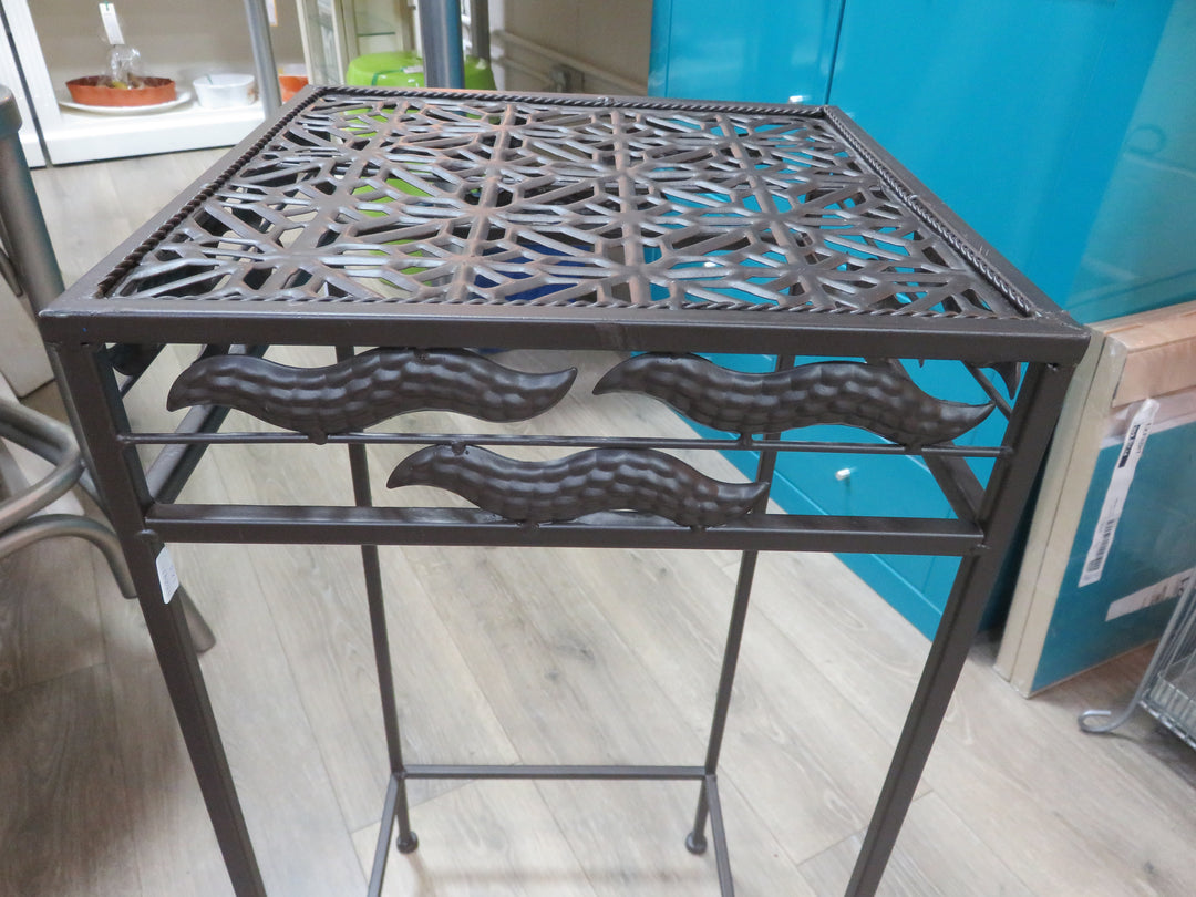 Dark Brown Metal Stand
