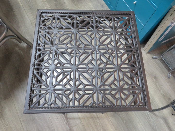 Dark Brown Metal Stand