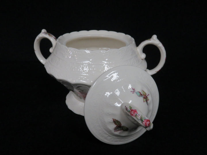 Spode Cream & Lidded Sugar