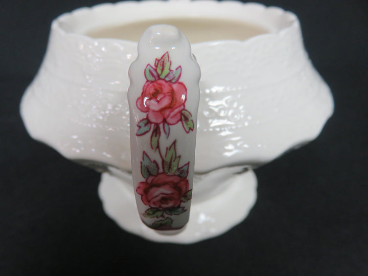 Spode Cream & Lidded Sugar