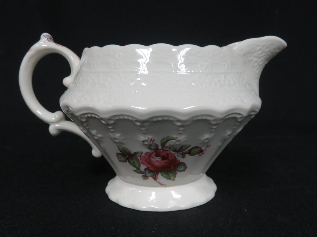 Spode Cream & Lidded Sugar