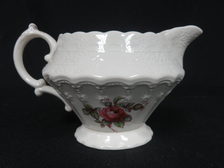Spode Cream & Lidded Sugar