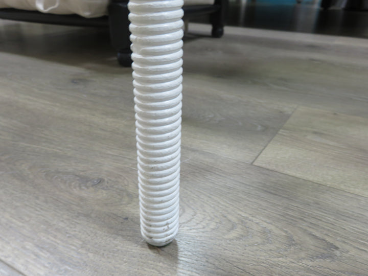 Painted Wicker Planter Stand