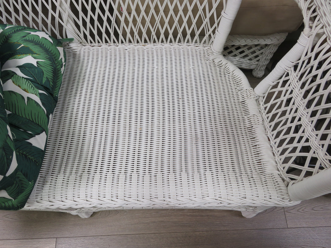 Resin Wicker Porch Love Seat