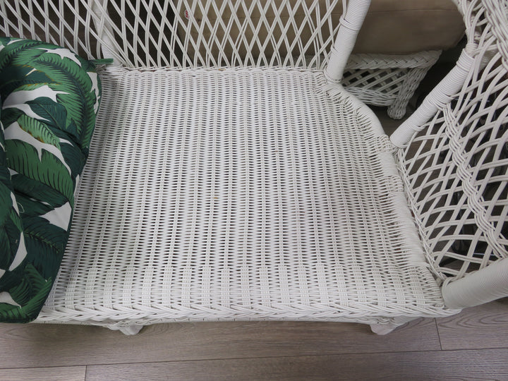 Resin Wicker Porch Love Seat