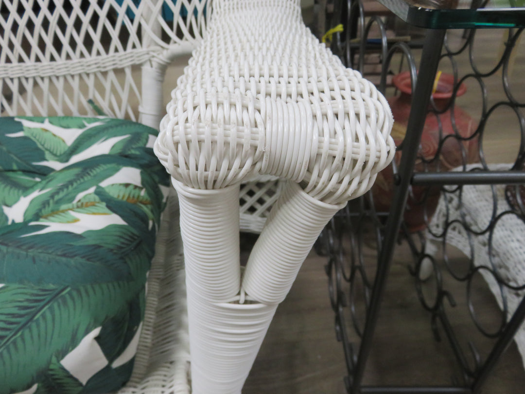 Resin Wicker Porch Love Seat