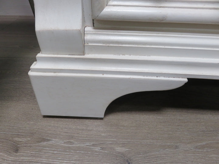 Cream Five-Drawer Dresser