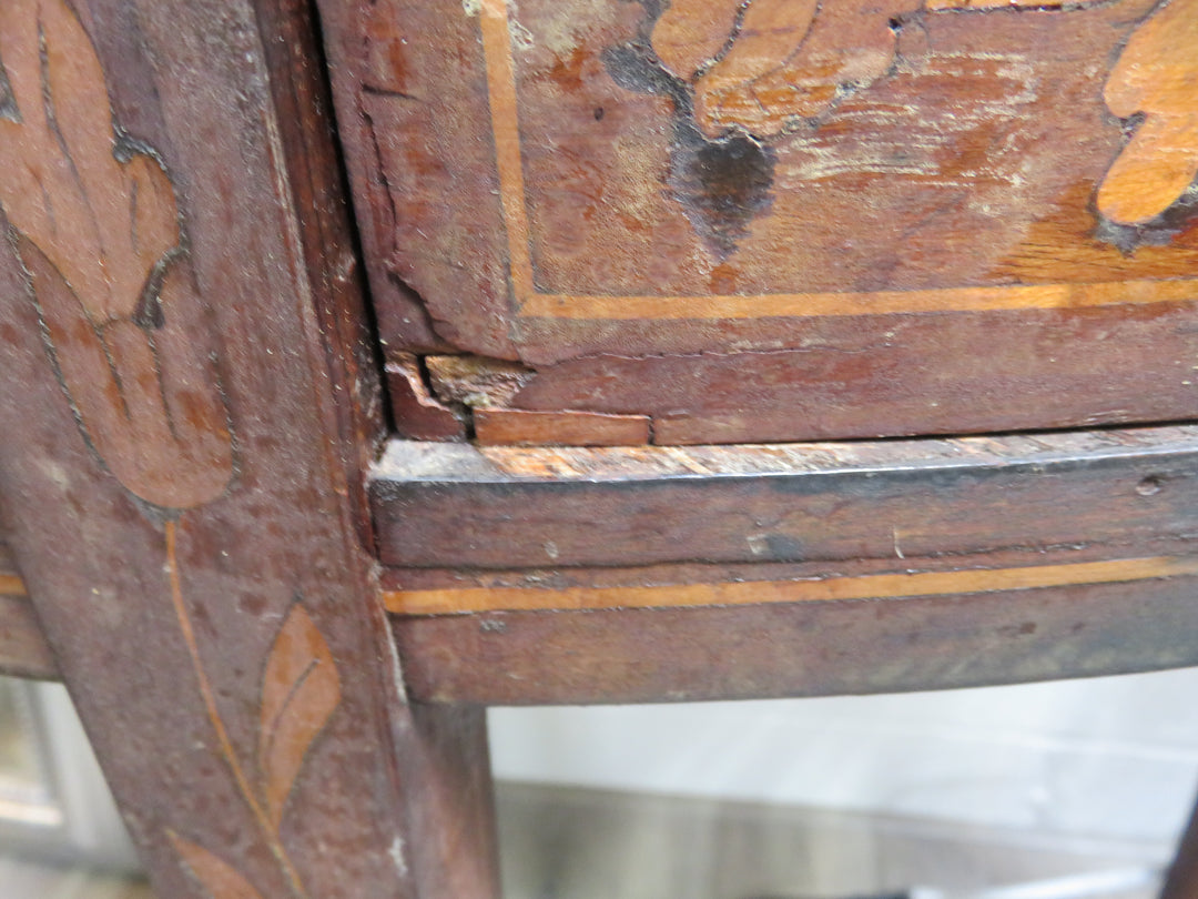 Antique Demilune Occasional Table