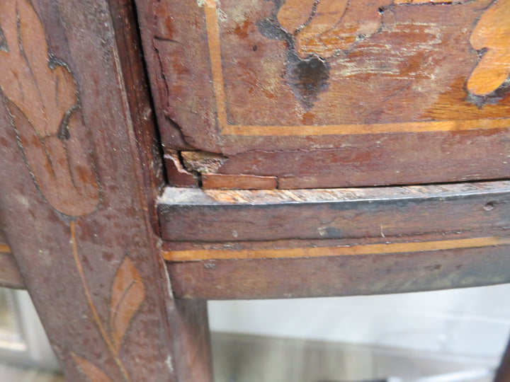 Antique Demilune Occasional Table