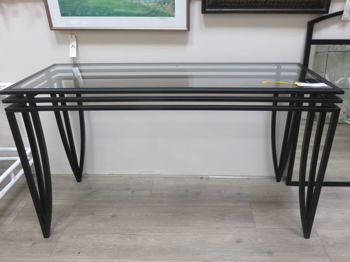 Contemporary Style Console & Mirror
