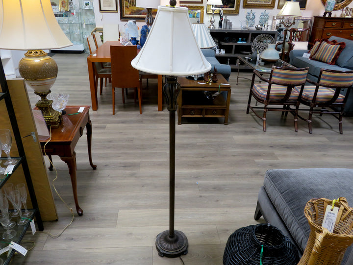 Antiqued Metal Floor Lamp