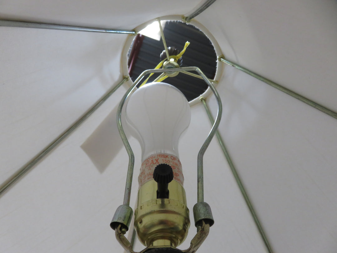 Antiqued Metal Floor Lamp