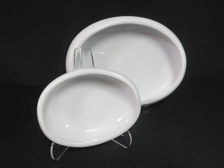 Crate & Barrel White Bowls