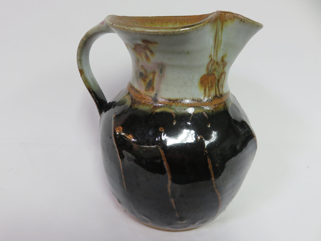Glossy Black Pitcher