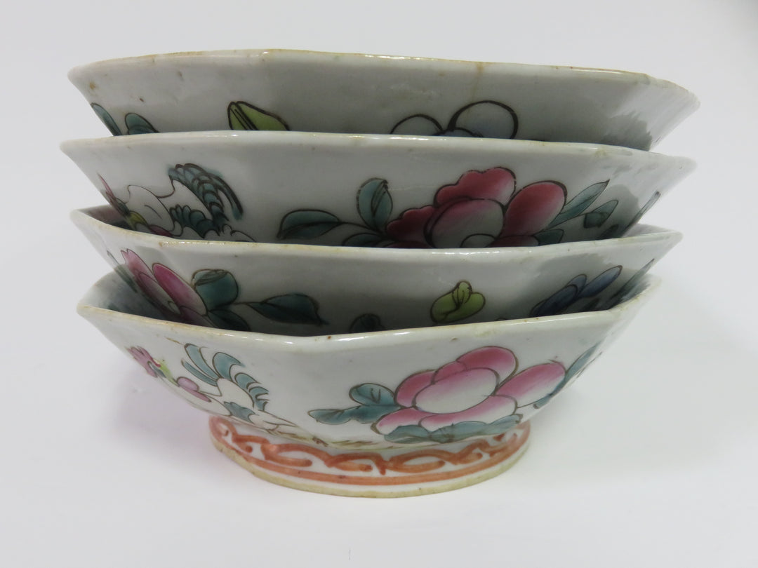 Chinese Nyonya Porcelain Bowls