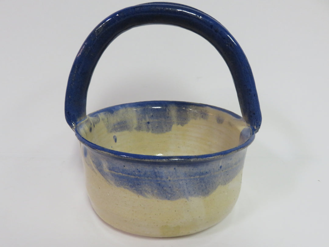 Two-Tone Pottery Basket