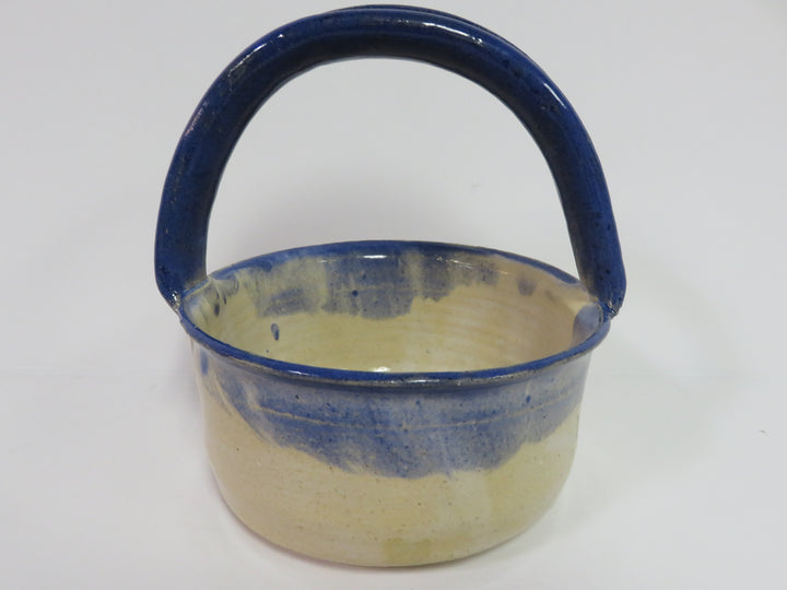 Two-Tone Pottery Basket