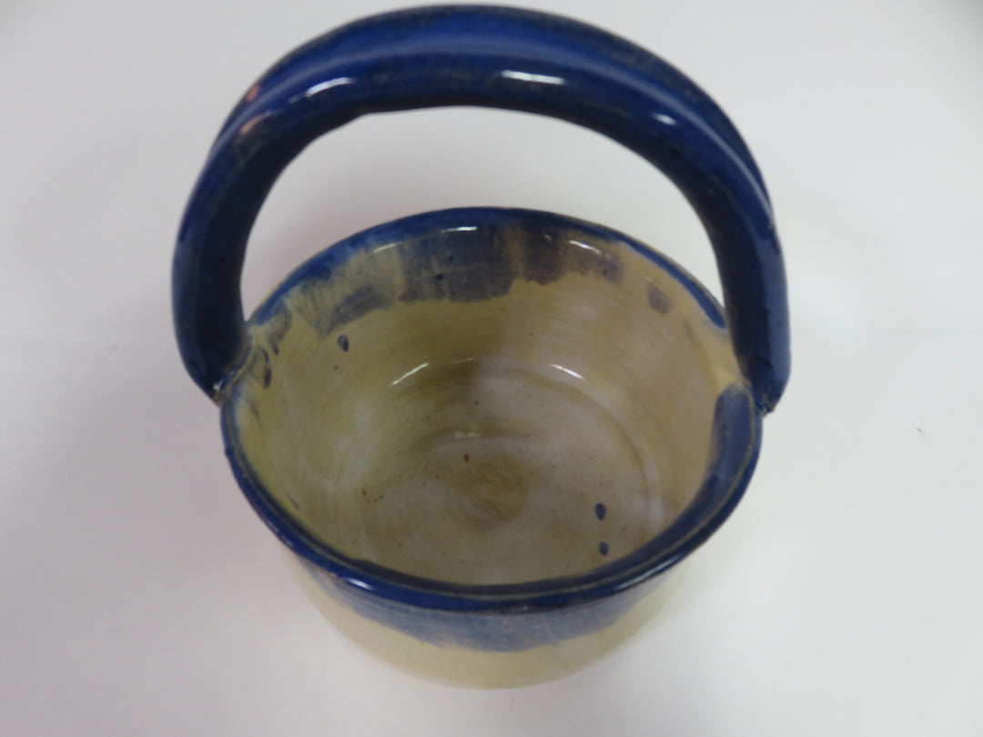 Two-Tone Pottery Basket