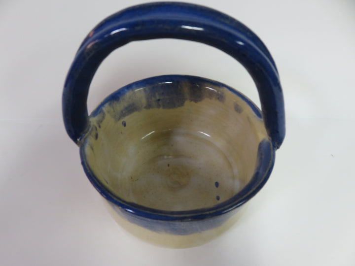 Two-Tone Pottery Basket