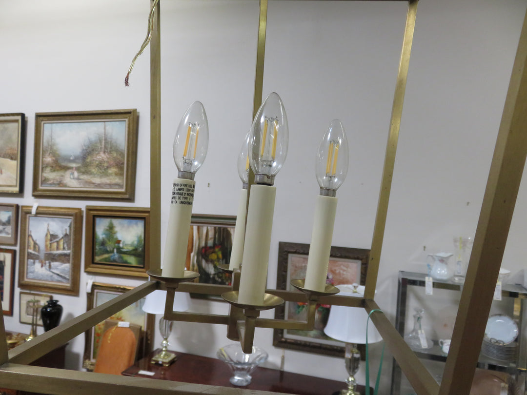Gold Lantern Chandelier