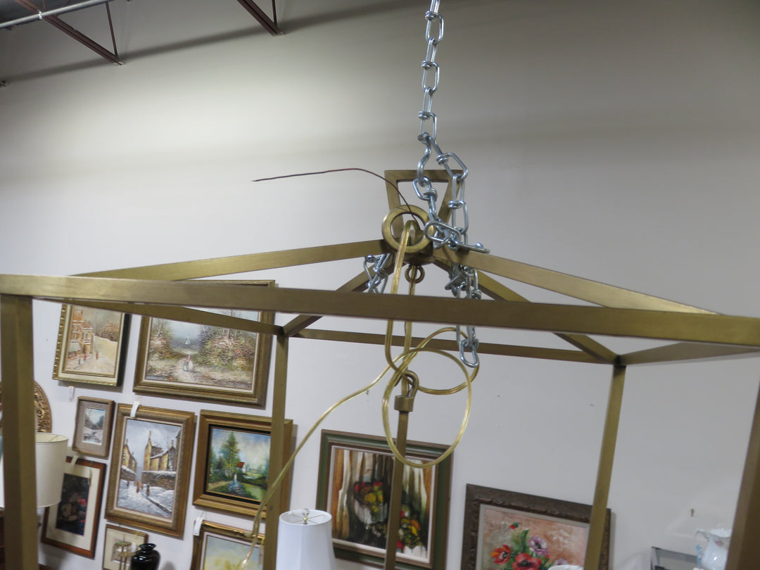 Gold Lantern Chandelier