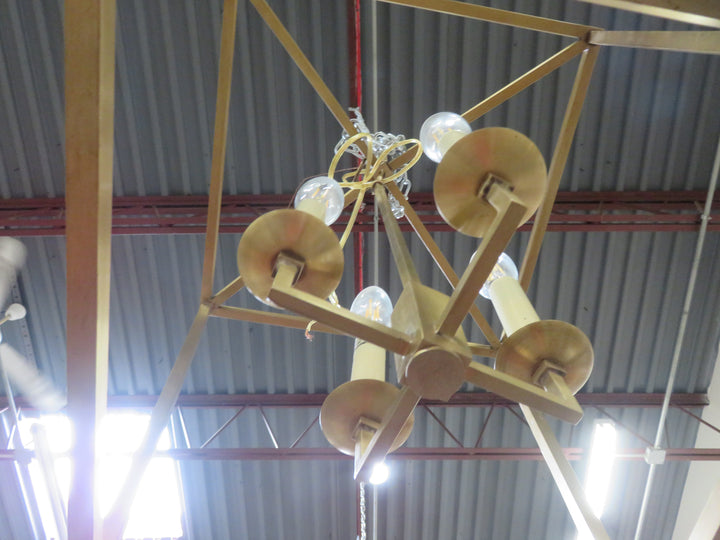 Gold Lantern Chandelier