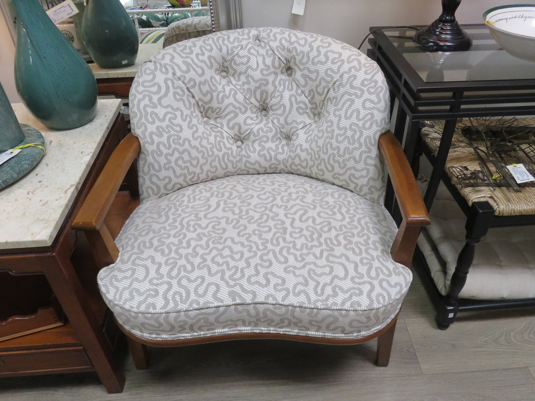 Mid-Century Upholstered Arm Chair