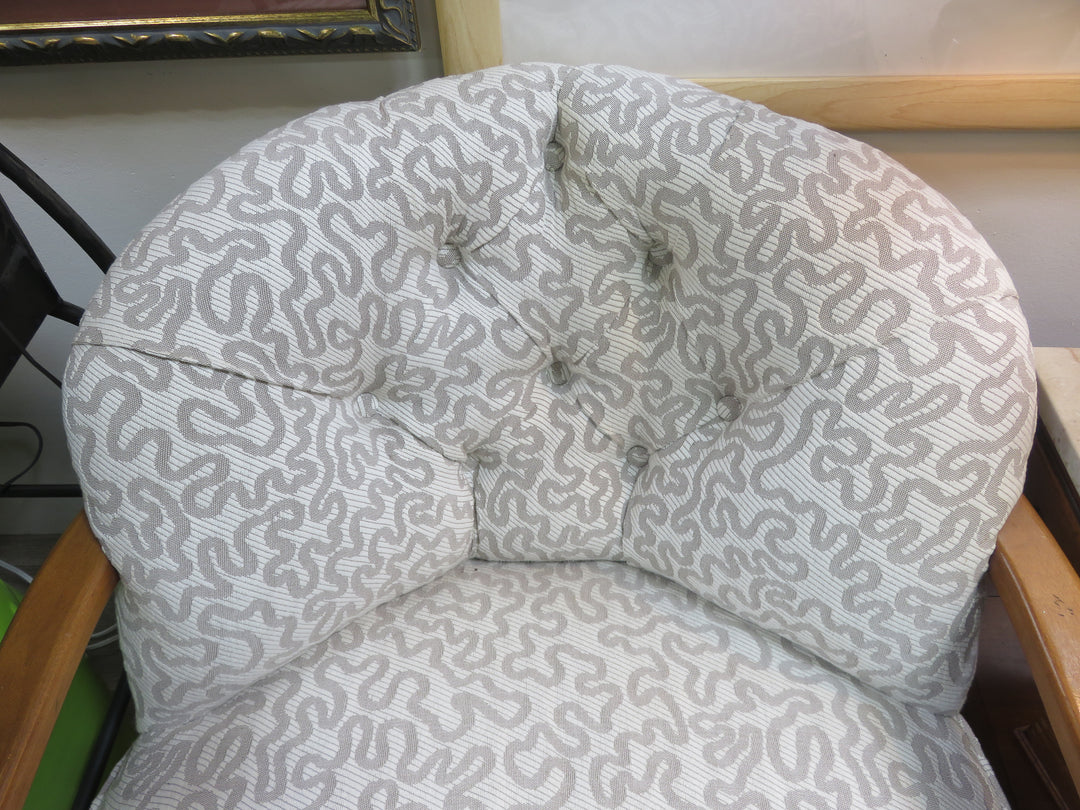 Mid-Century Upholstered Arm Chair