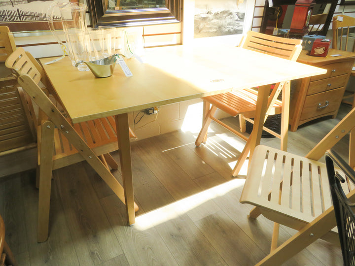Contemporary Expandable Table & Chair Set