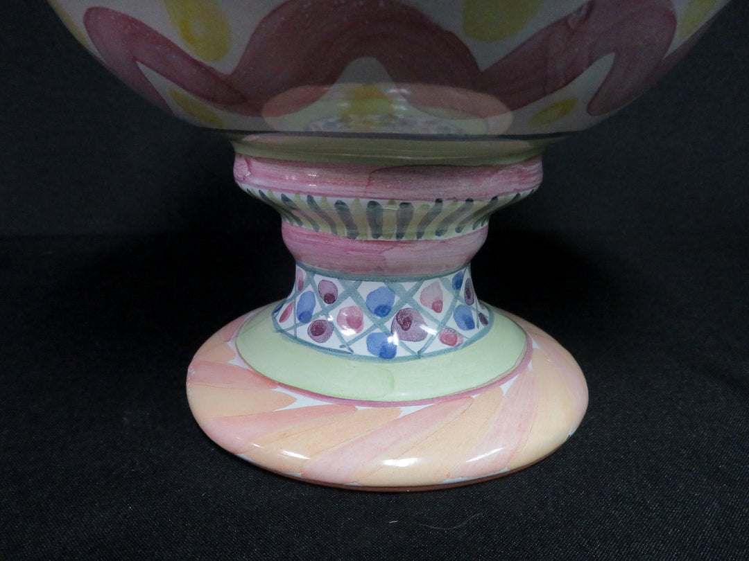 MacKenzie-Childs Pedestal Bowl