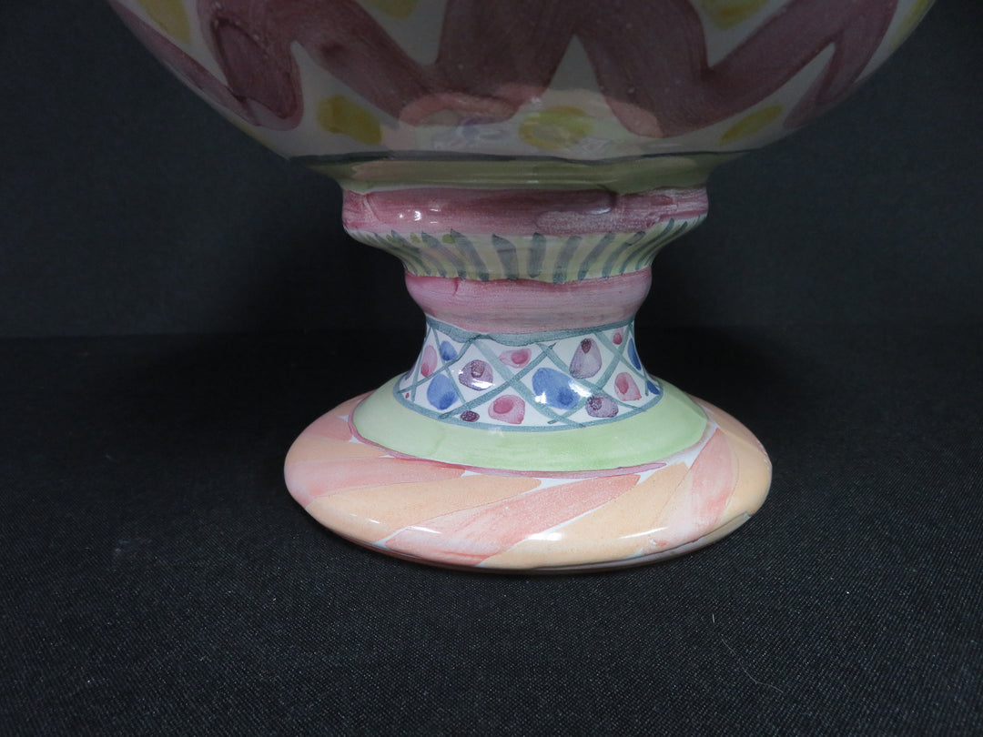 MacKenzie-Childs Pedestal Bowl