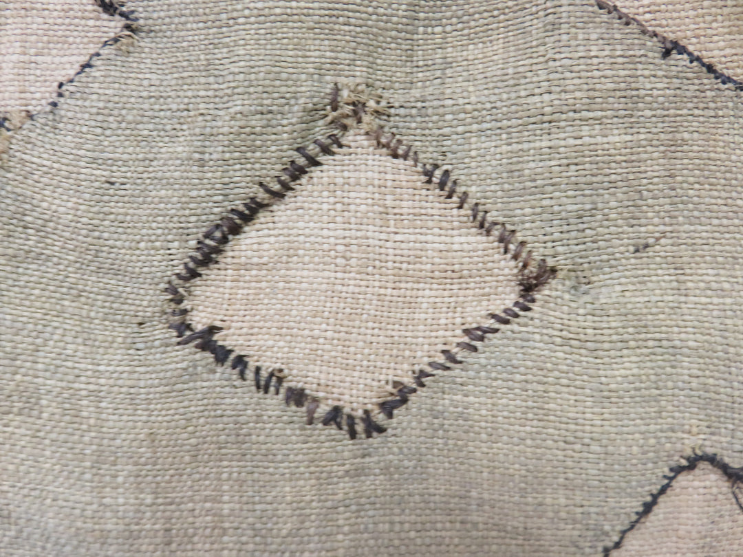 Geometric Motif Framed Textile