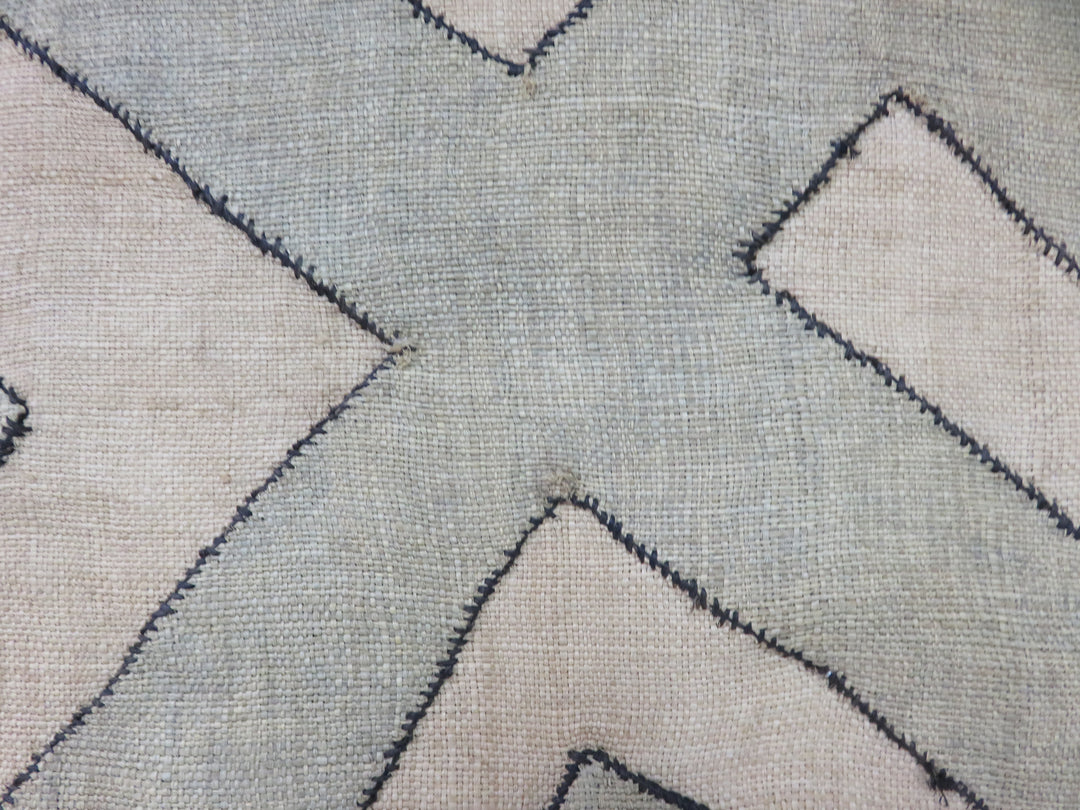 Geometric Motif Framed Textile