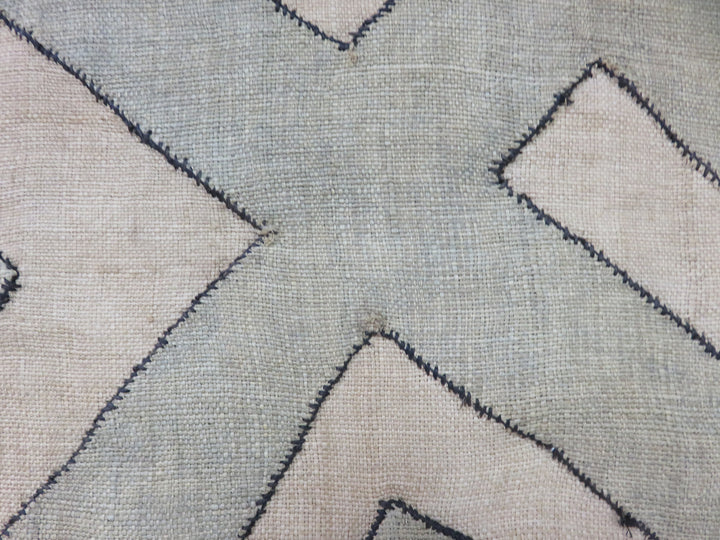 Geometric Motif Framed Textile