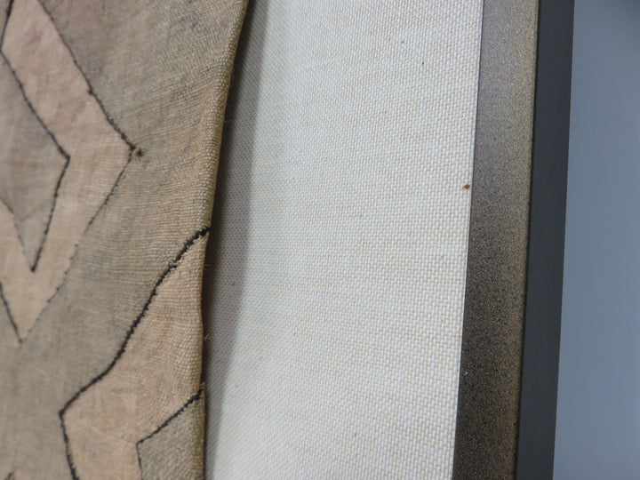 Geometric Motif Framed Textile